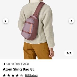 Atom Sling Bag 8L NWT unisex